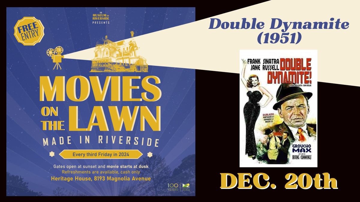 Movies on the Lawn - Double Dynamite (1951)