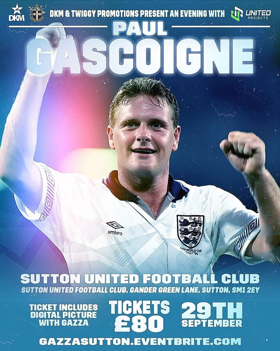 Paul Gascoigne at Alhambra Theatre - Dunfermline
