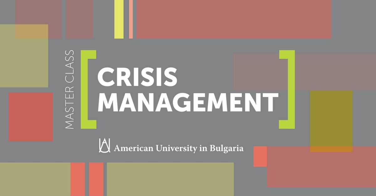 Crisis Management: A Master Class with Chris Potts