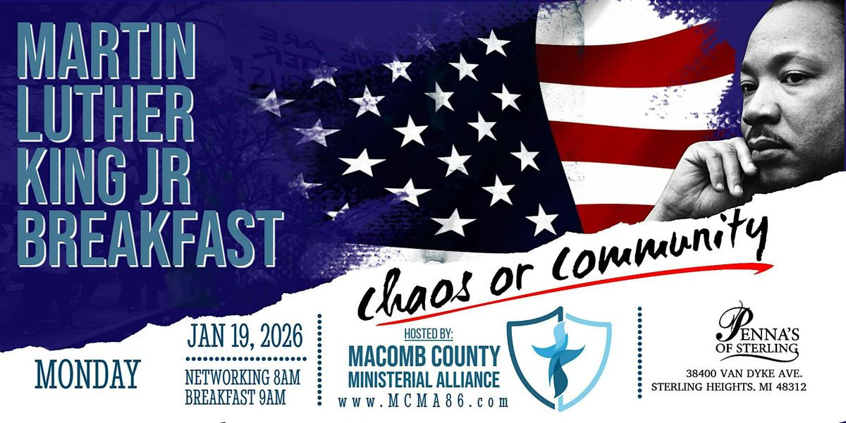2026 Rev. Dr. Martin Luther King Jr. Community Fellowship Breakfast