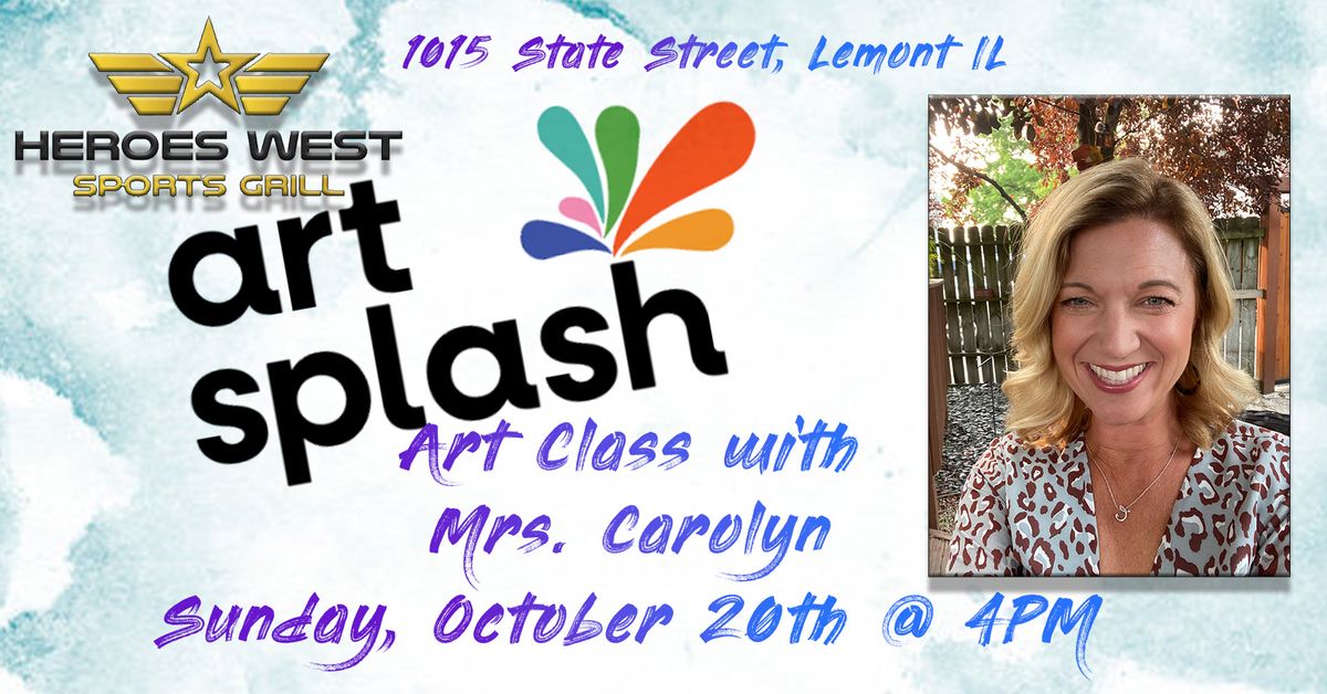 June Art Splash Class with Mrs. Carolyn