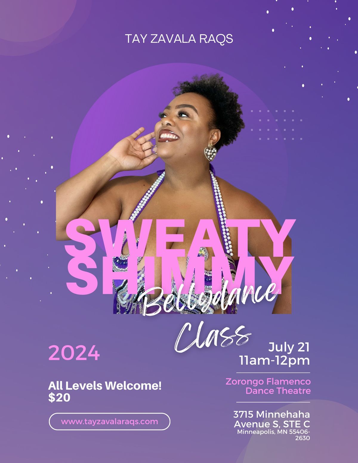 Sweaty Shimmy - Bellydance Class