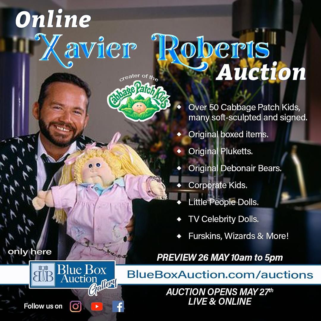 Xavier Roberts Collection - Cabbage Patch Kids Auction, Blue Box