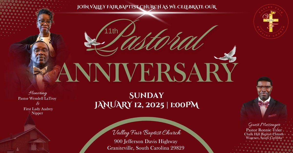 VFBC 11th Pastoral Anniversary