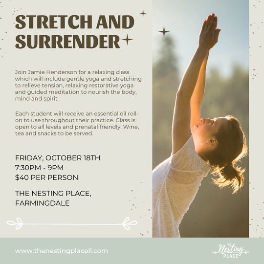 Stretch and Surrender with Jamie at The Nesting Place