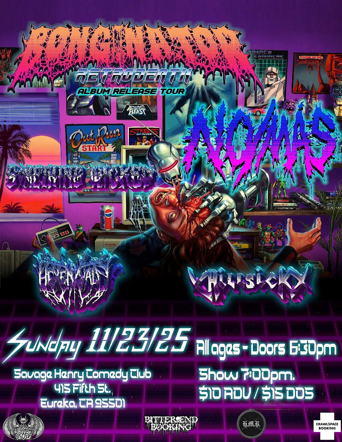 METAL SUNDAY: Bonginator, No\/M\u00e1s, Something Wicked, Hexenvvald, & Hillsick