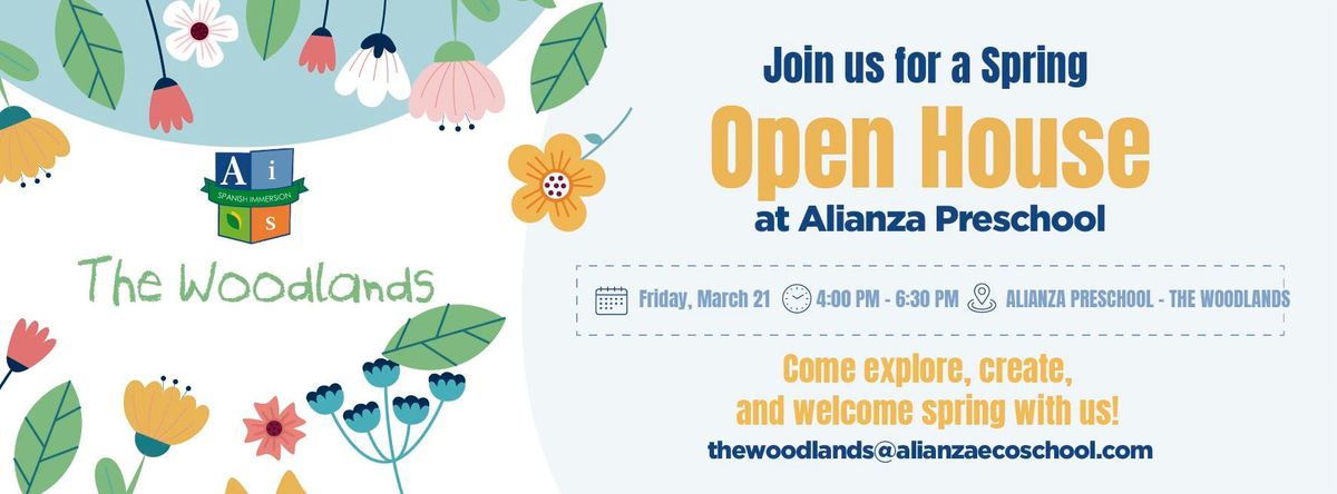 Spring Open House at Alianza Preschool The Woodlands