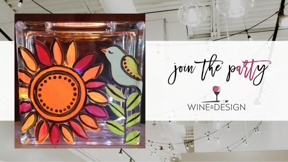 NEW! Sunny Glass Block | Wine & Design
