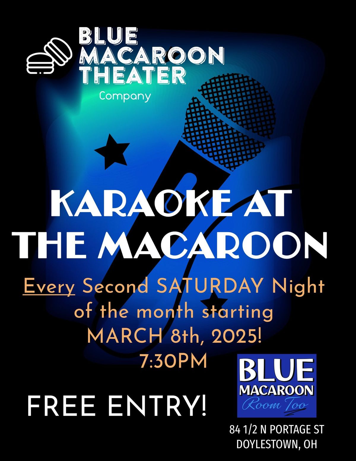 KARAOKE AT THE MACAROON 