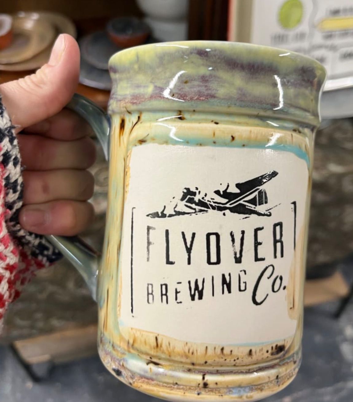 Stoneware Mug Painting at The Flyover Brewing Company 