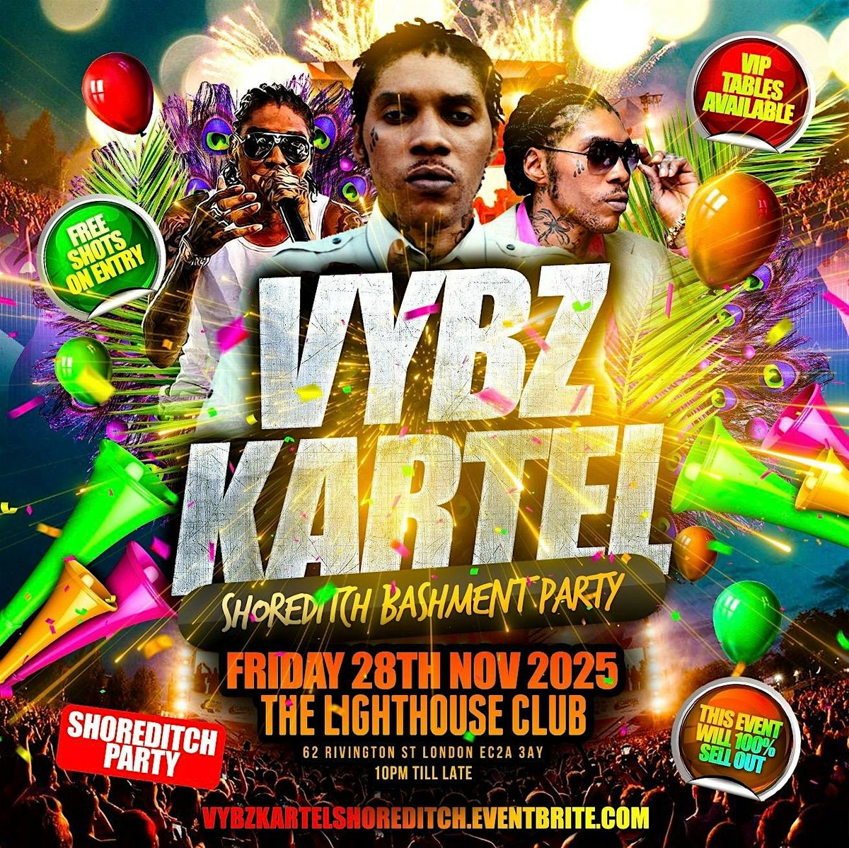 Vybz Kartel - Shoreditch Bashment Party