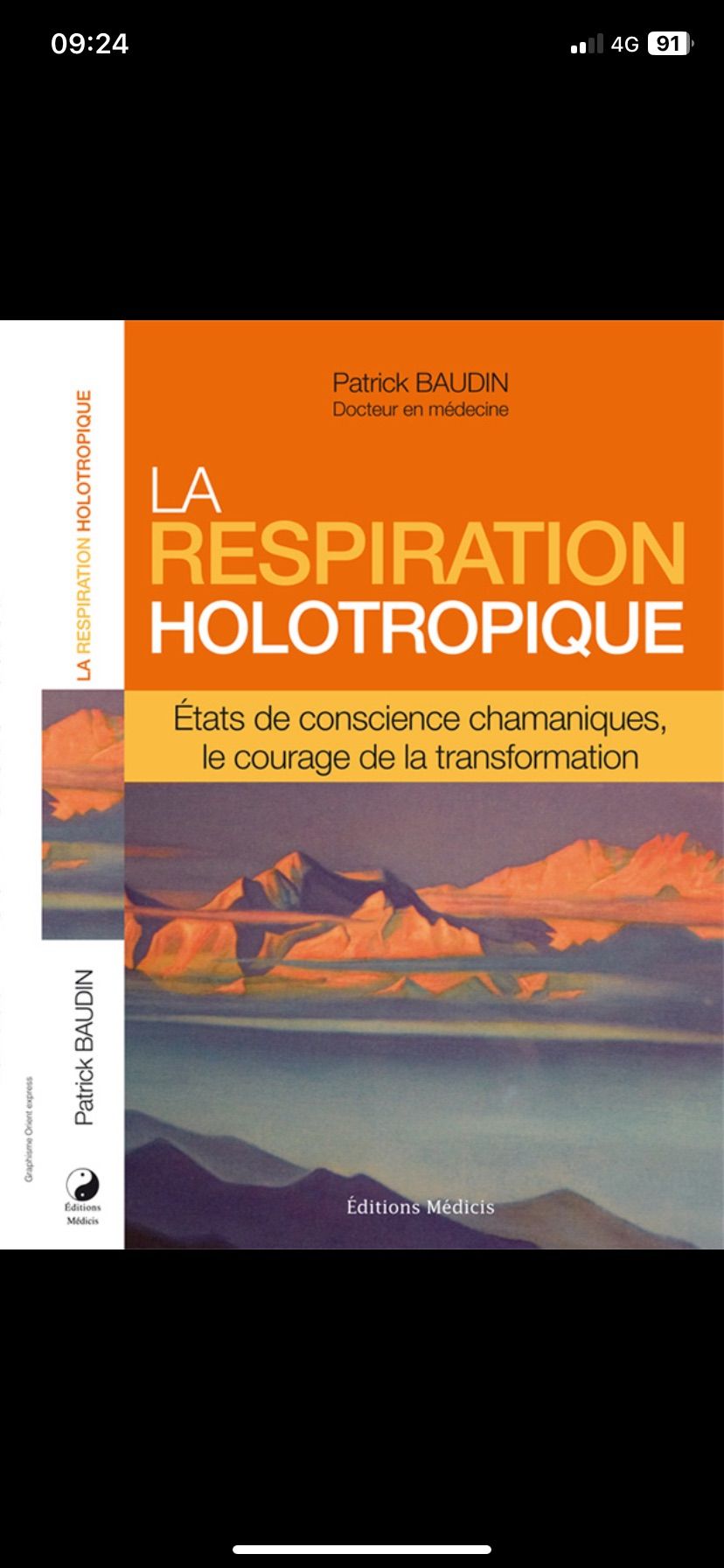 Respiration holotropique avec le Docteur Patrick Baudin