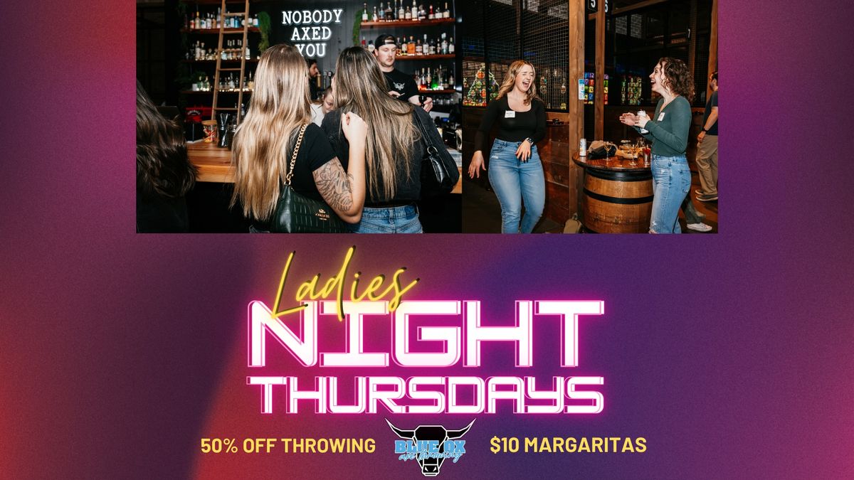 ? Discount Days **THURSDAY**  ?  Ladies Night: 1\/2 Off Play!