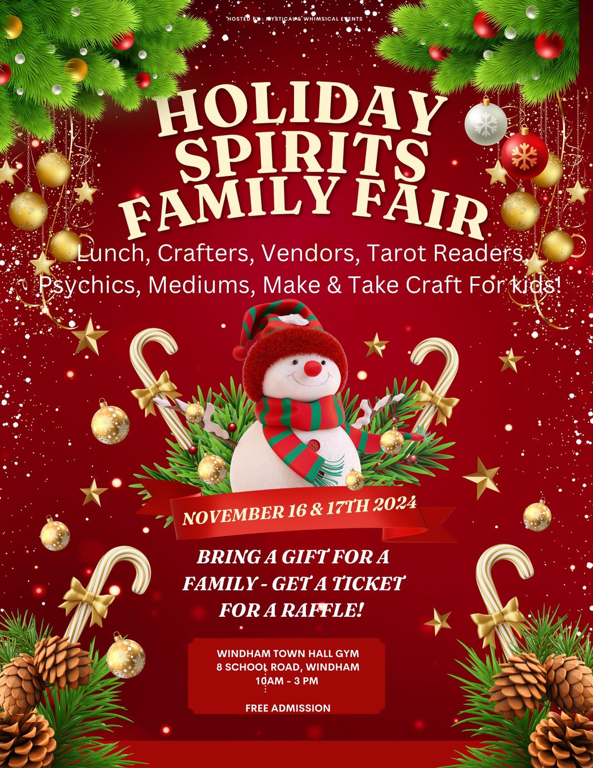 Holiday Spirits! A family Event! 