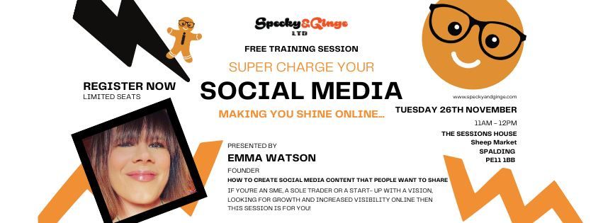 SUPER CHARGE YOUR SOCIALS FREE TRAINING SESSION