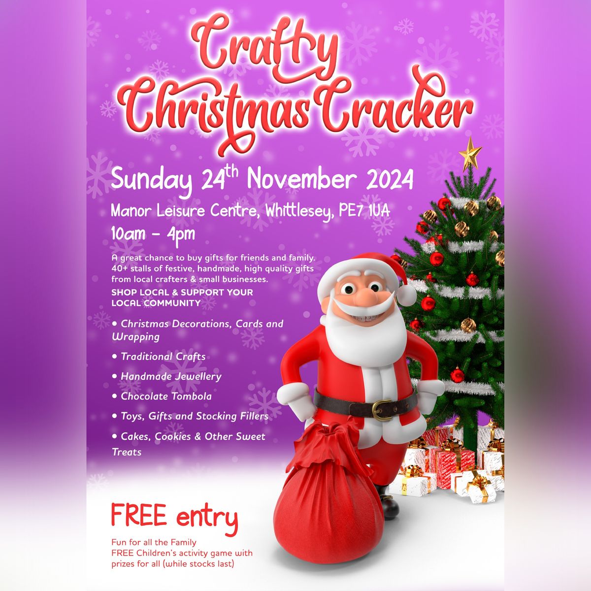 Whittlesey Crafty Christmas Cracker 2024