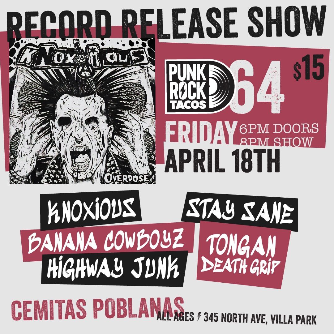 KNOXIOUS Record Release !