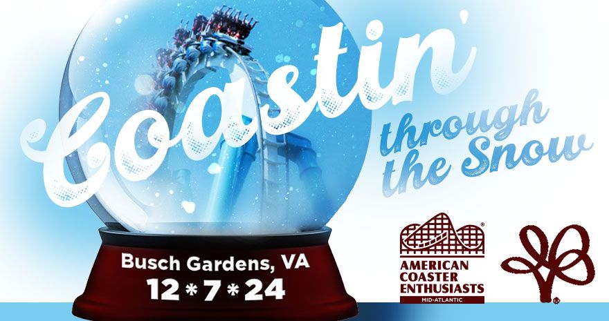 Coastin' Through the Snow Busch Gardens 2024