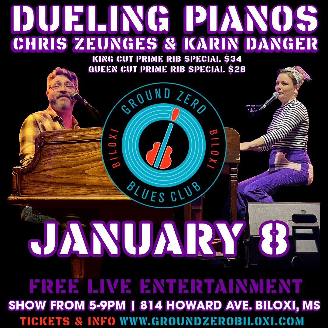 Dueling Pianos with Chris Zeunges & Karin Danger