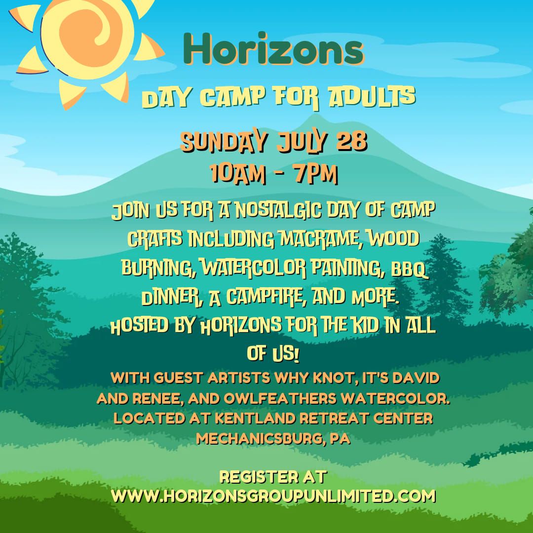 Horizons Day Camp for Adults