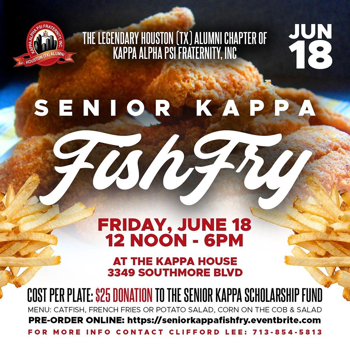 Senior Kappa Fish Fry Fundraiser