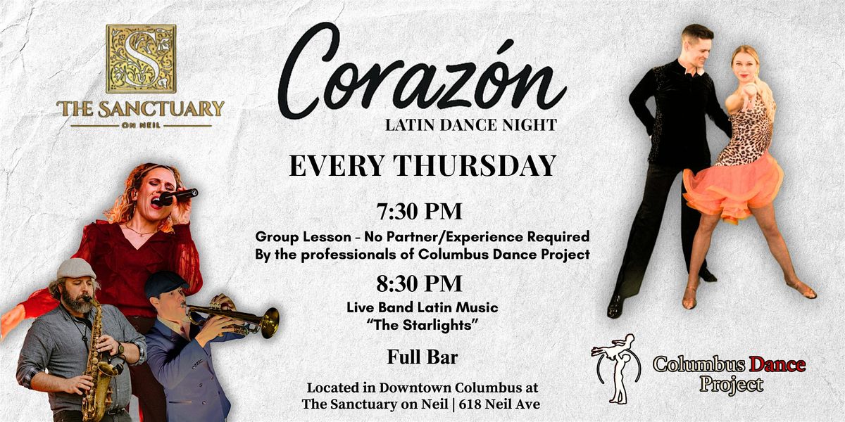 Coraz\u00f3n: Latin Live Band Dance Party