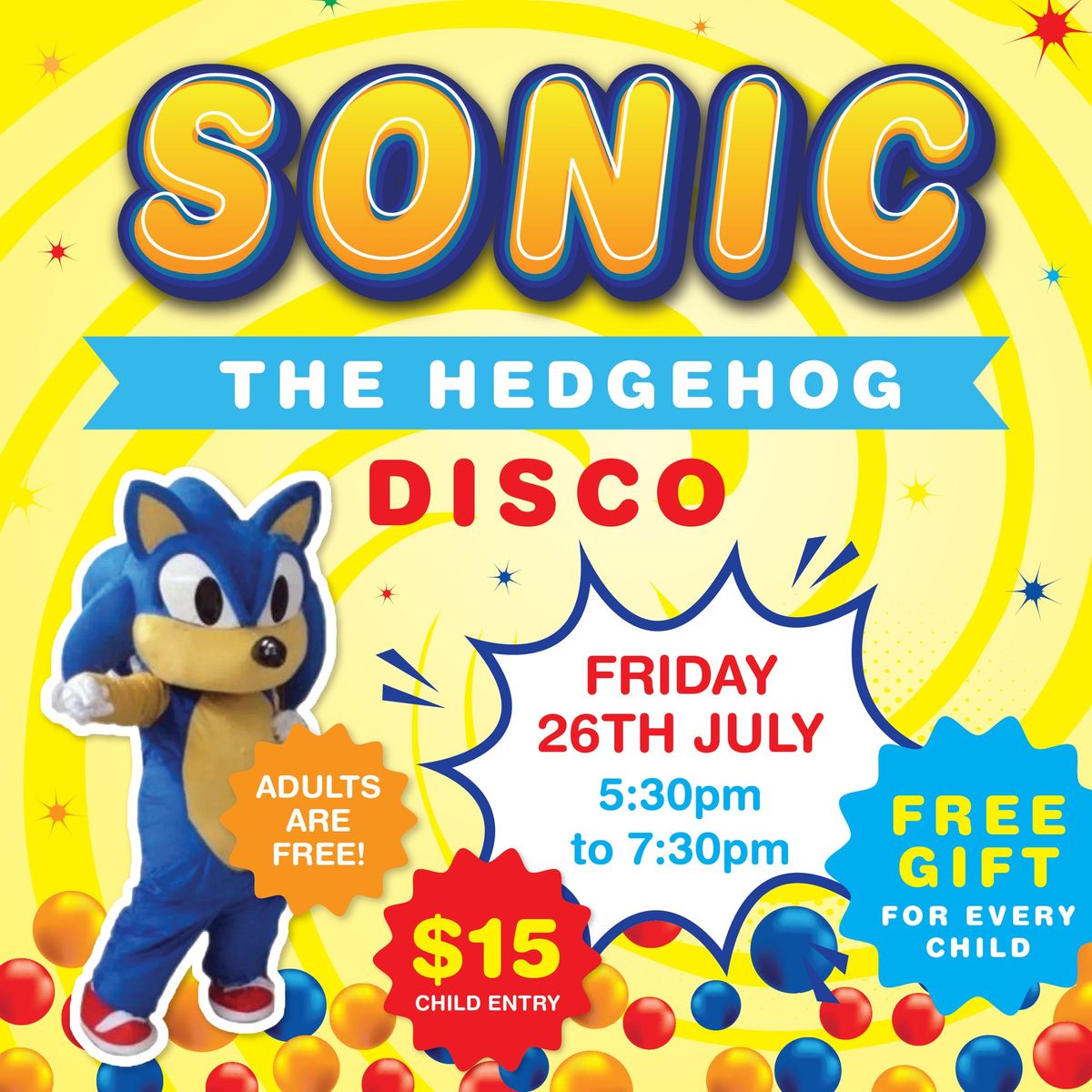 Meet Sonic the Hedgehog Disco!