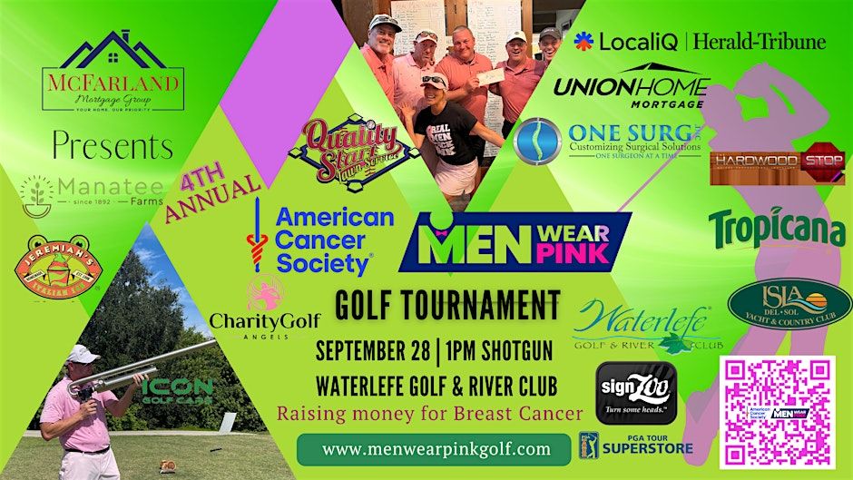 4th Annual Men Wear Pink Golf Tournament