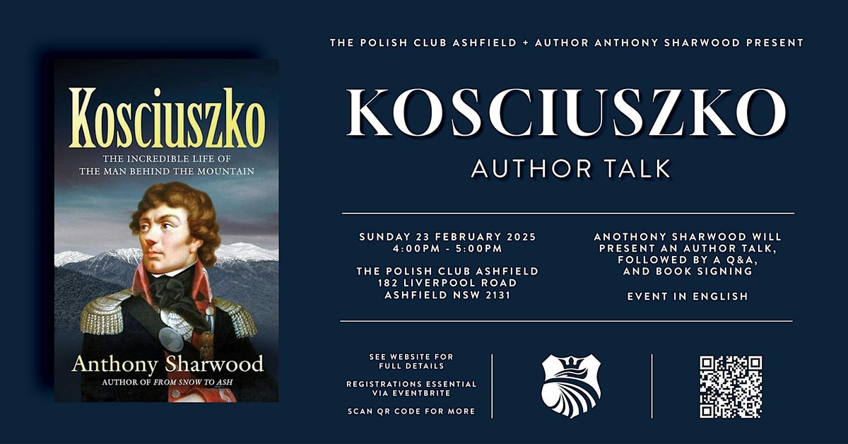 Author Talk | Kosciuszko!