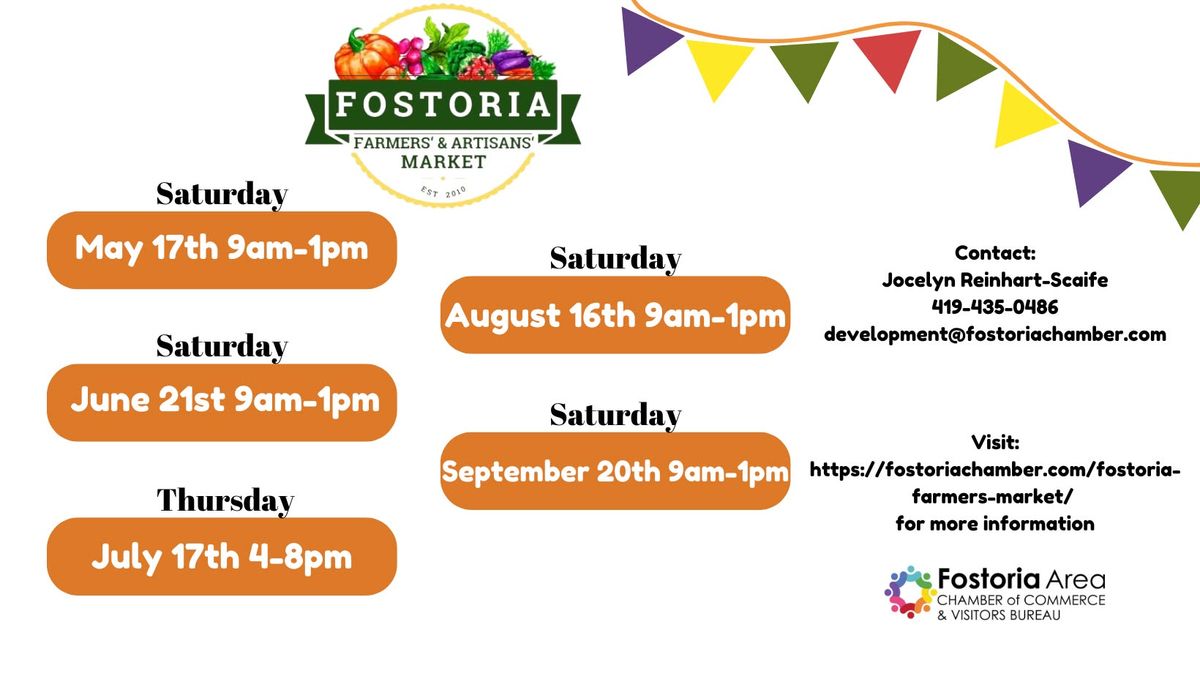 Fostoria Farmers & Artisans Market