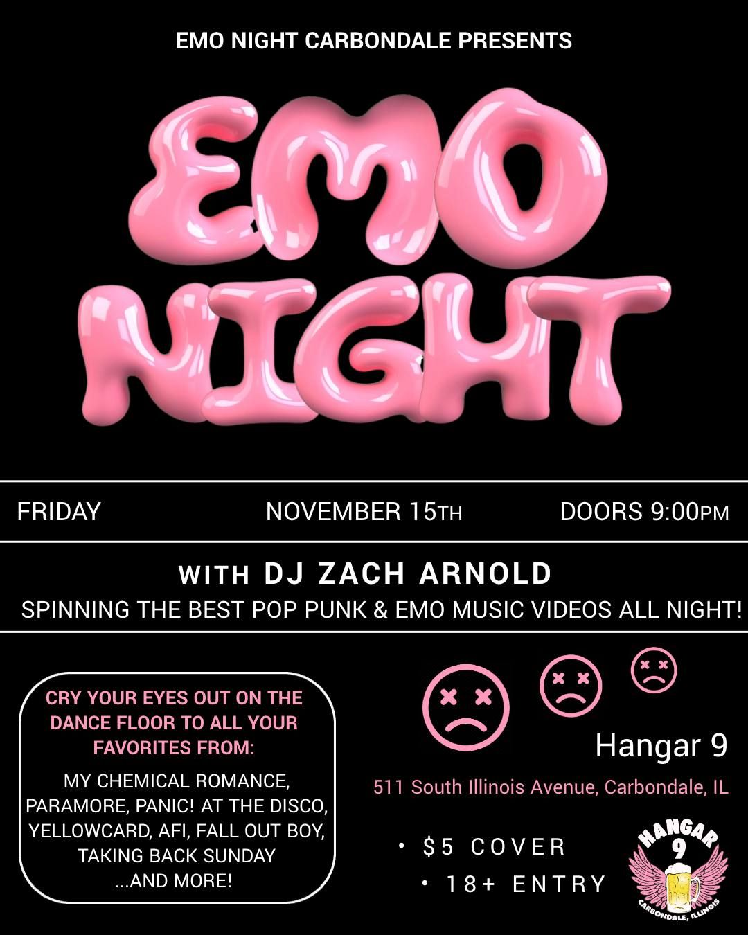 EMO NIGHT @ Hangar 9!