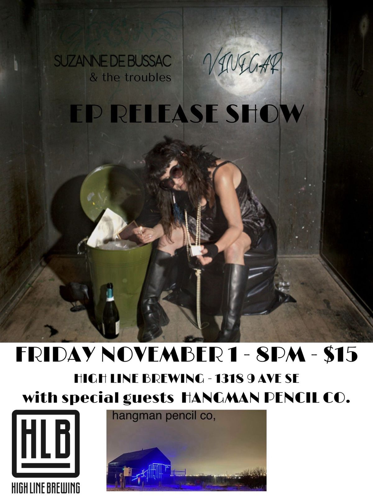 VINEGAR EP Release with special guests HANGMAN PENCIL CO.