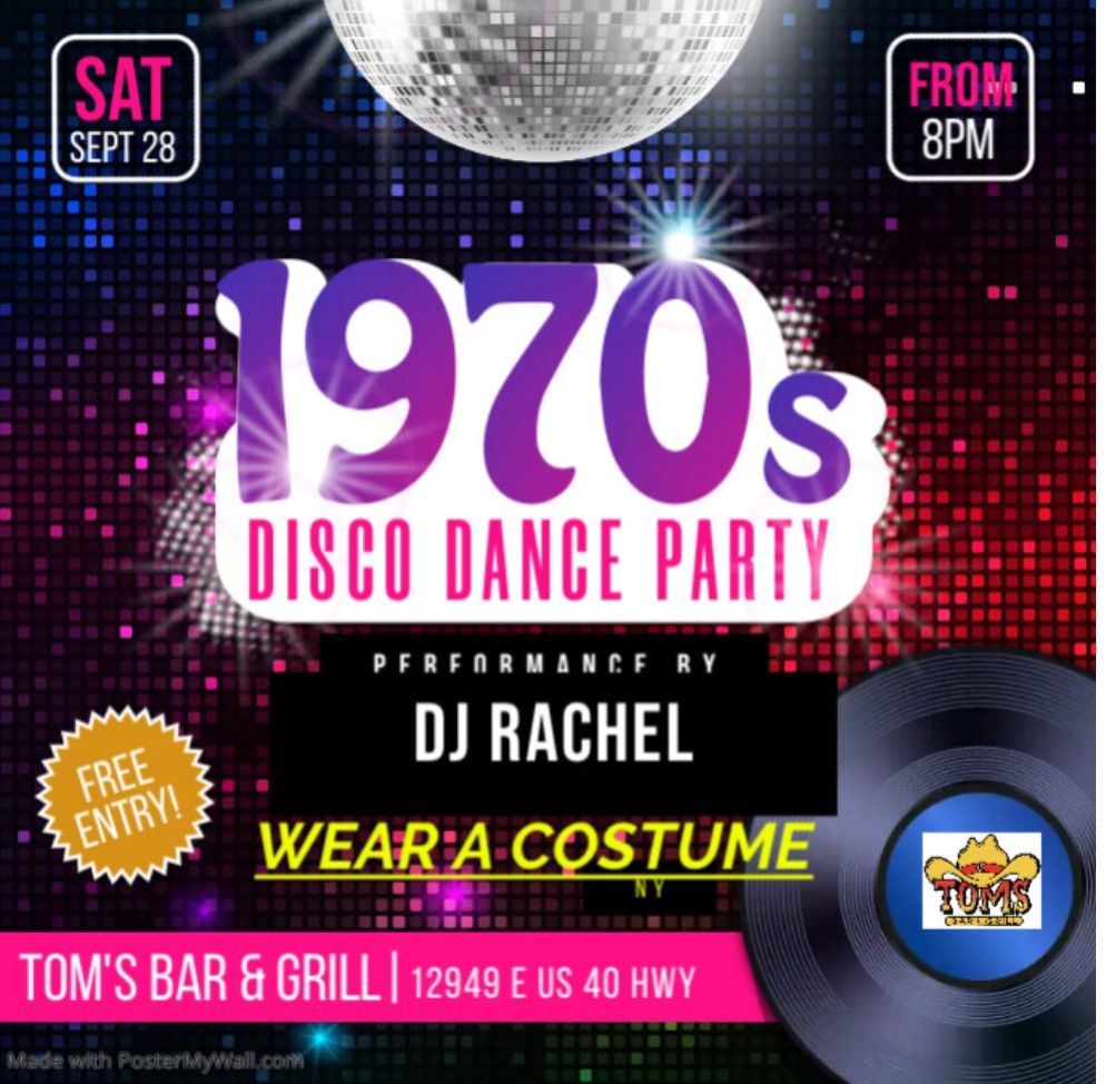 1970'S DISCO DANCE PARTY with DJ RACHEL!!!