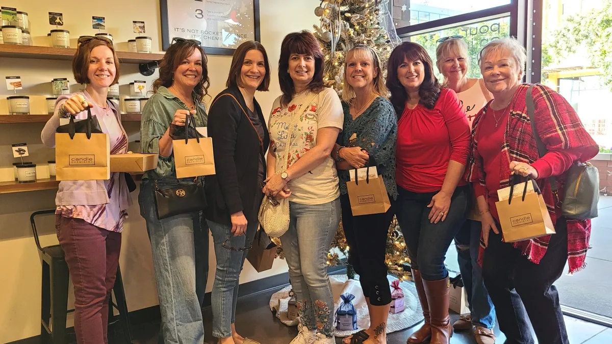 Candle Chemistry and lunch!  Last minute gift buys?