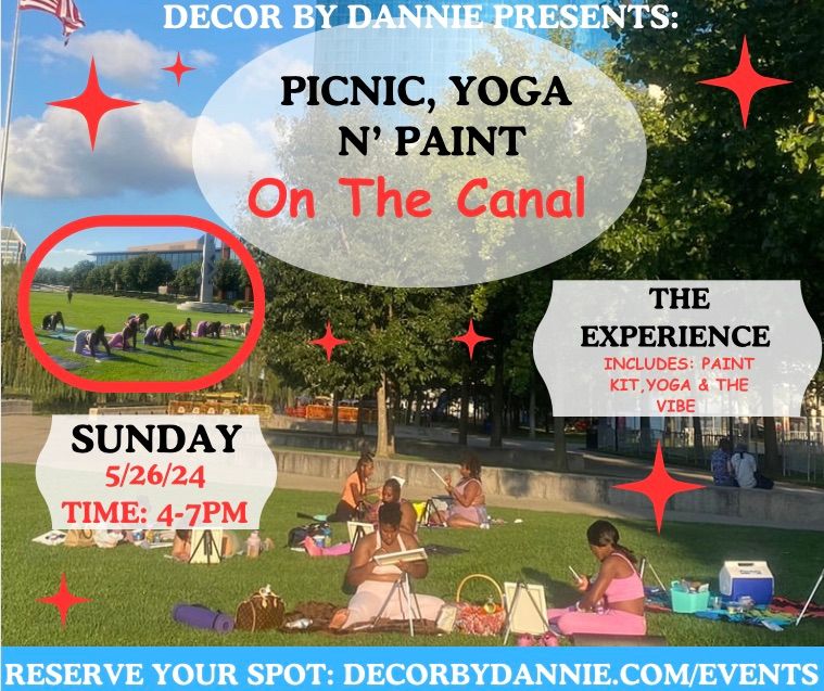 Picnic, Yoga N\u2019 Paint on The Canal