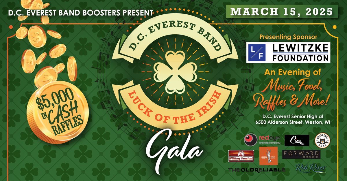 Luck of the Irish Gala - Supporting the DC Everest Band