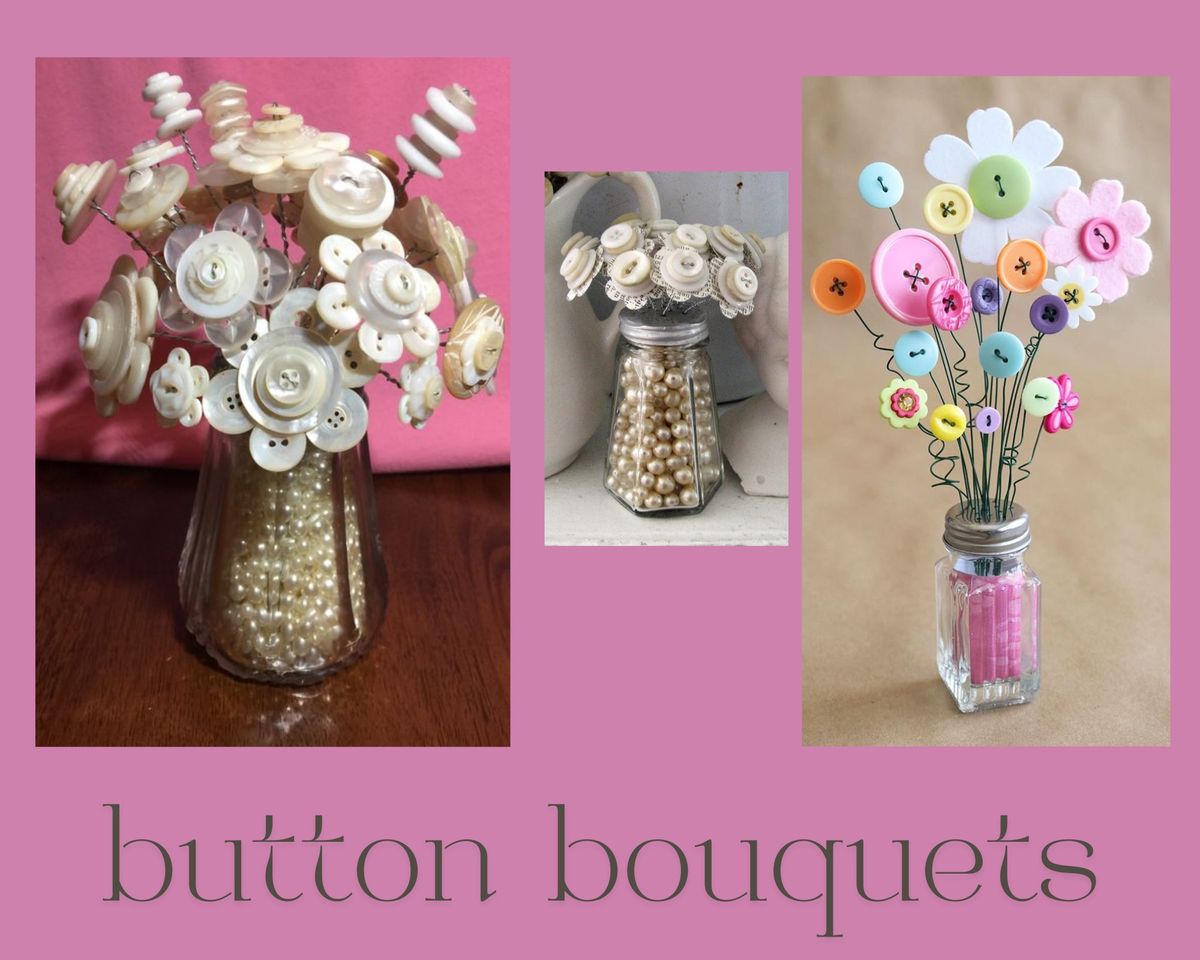 Button Bouquets