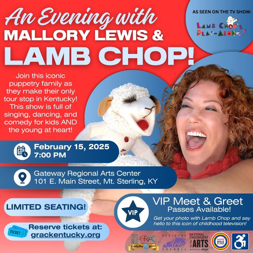 An Evening with Mallory Lewis & Lamb Chop!