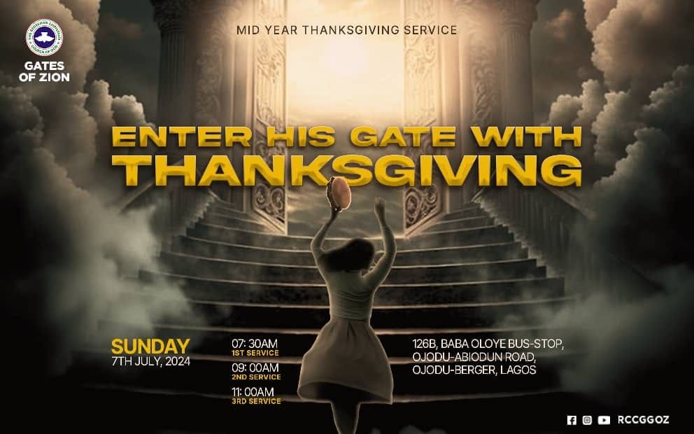 Mid-Year Thanksgiving Service