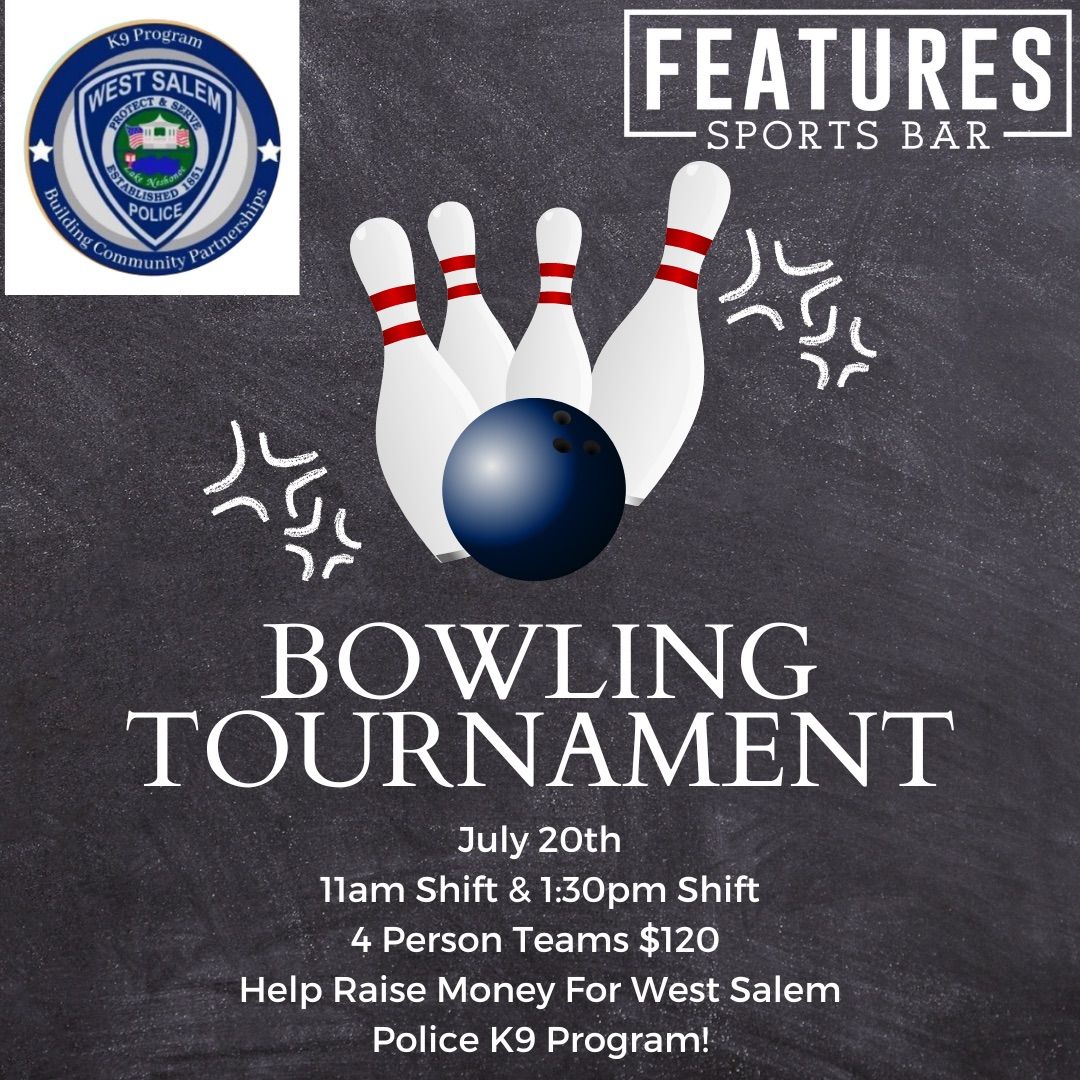 Bowling Tournament for West Salem PD K9 Program