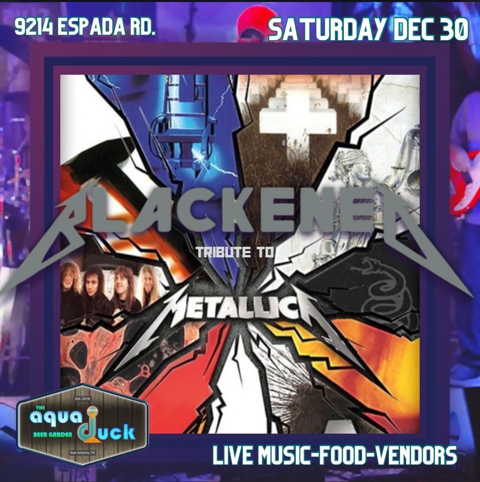 Blackened a tribute to Metallica LIVE at The Duck!