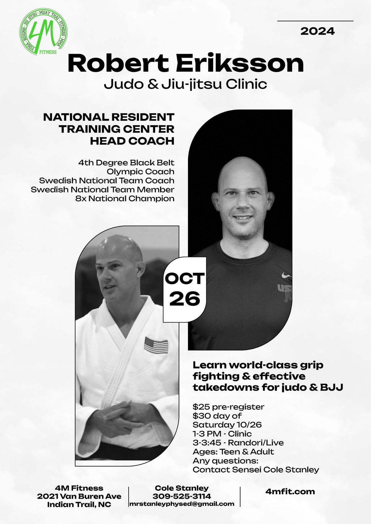 Robert Eriksson Judo & Jiu Jitsu Clinic 