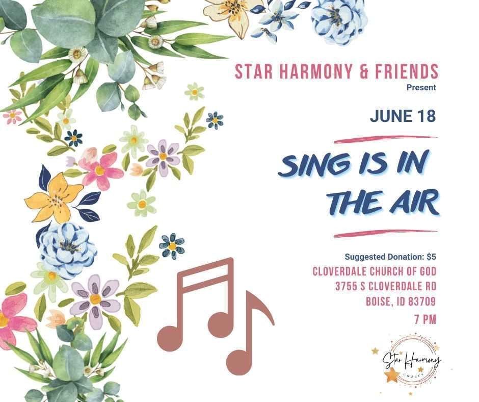 Sing is in the Air- Friends and Family Night