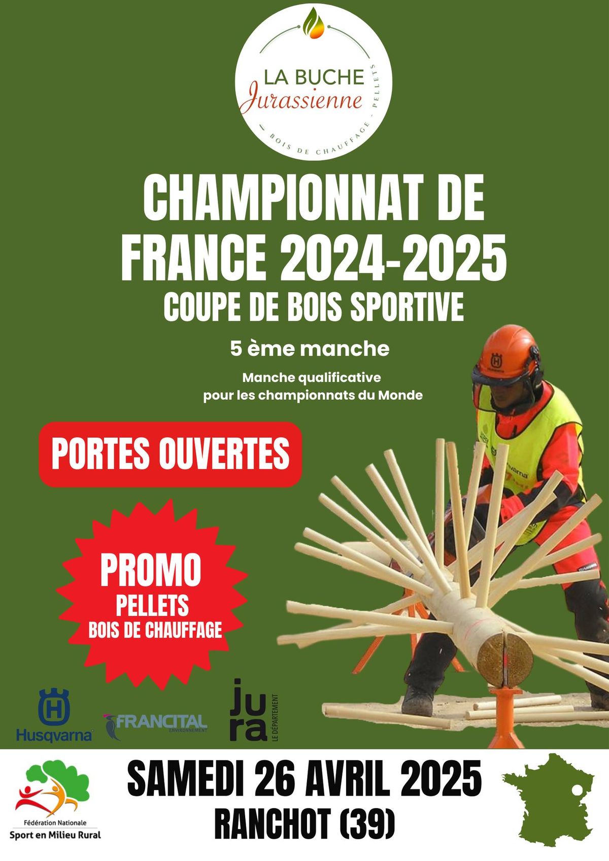 PORTES OUVERTES - CHAMPIONNAT DE FRANCE DE COUPE DE BOIS SPORTIVE