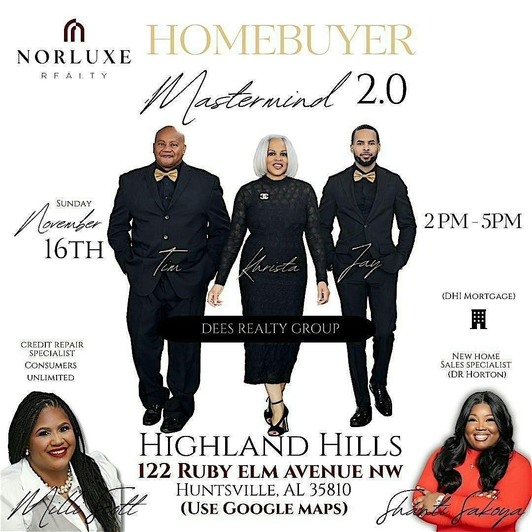 Homebuyer Mastermind 2.0 - Your Strategic Path Towards Homeownership