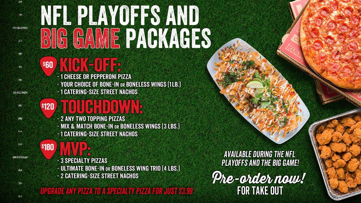 NFL Playoffs & Big Game Packages