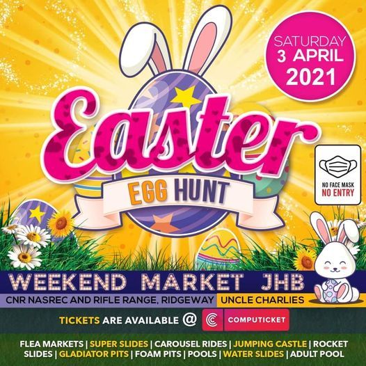 Easter Egg Hunt, Weekend Market JHB, Johannesburg, 3 April 2021