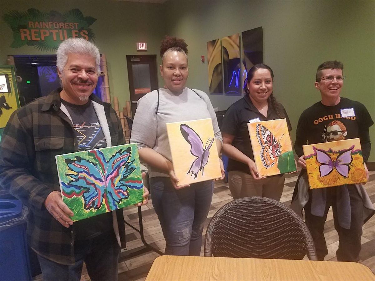 Brushstrokes Painting Class @ Butterfly Wonderland