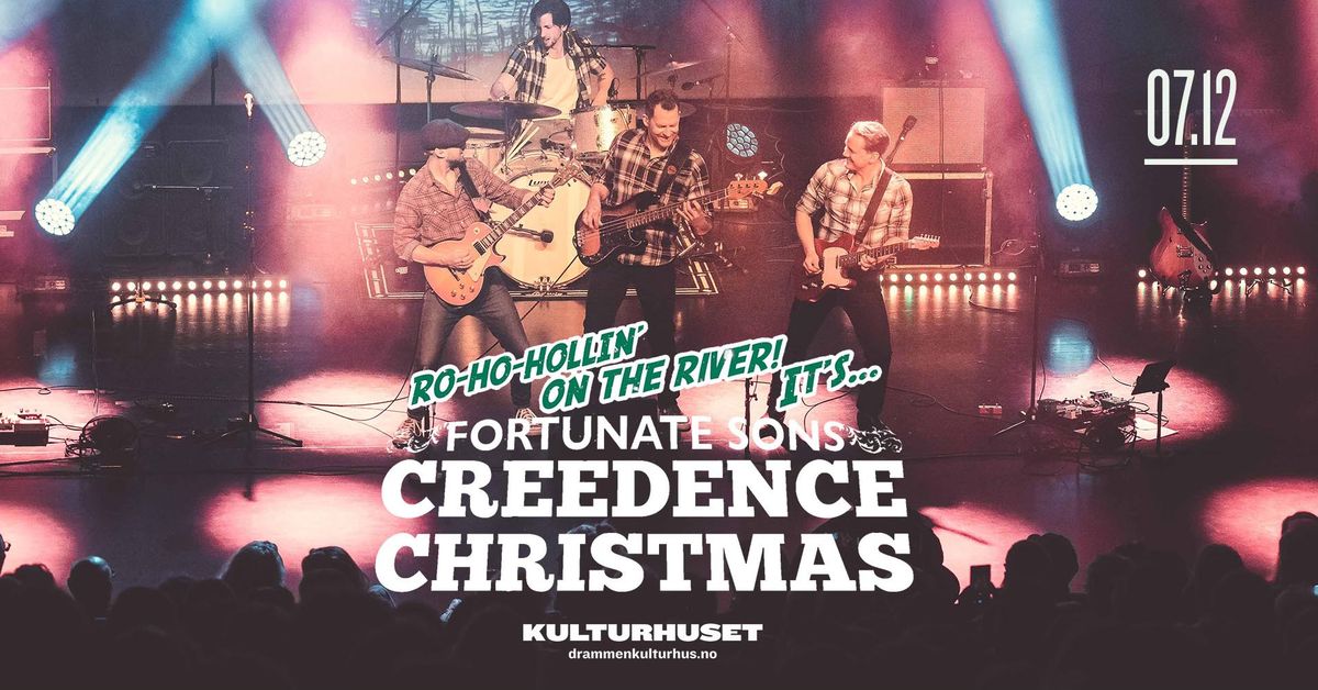 Creedence Christmas! \/\/ Drammen kulturhus \u2013 UTSOLGT