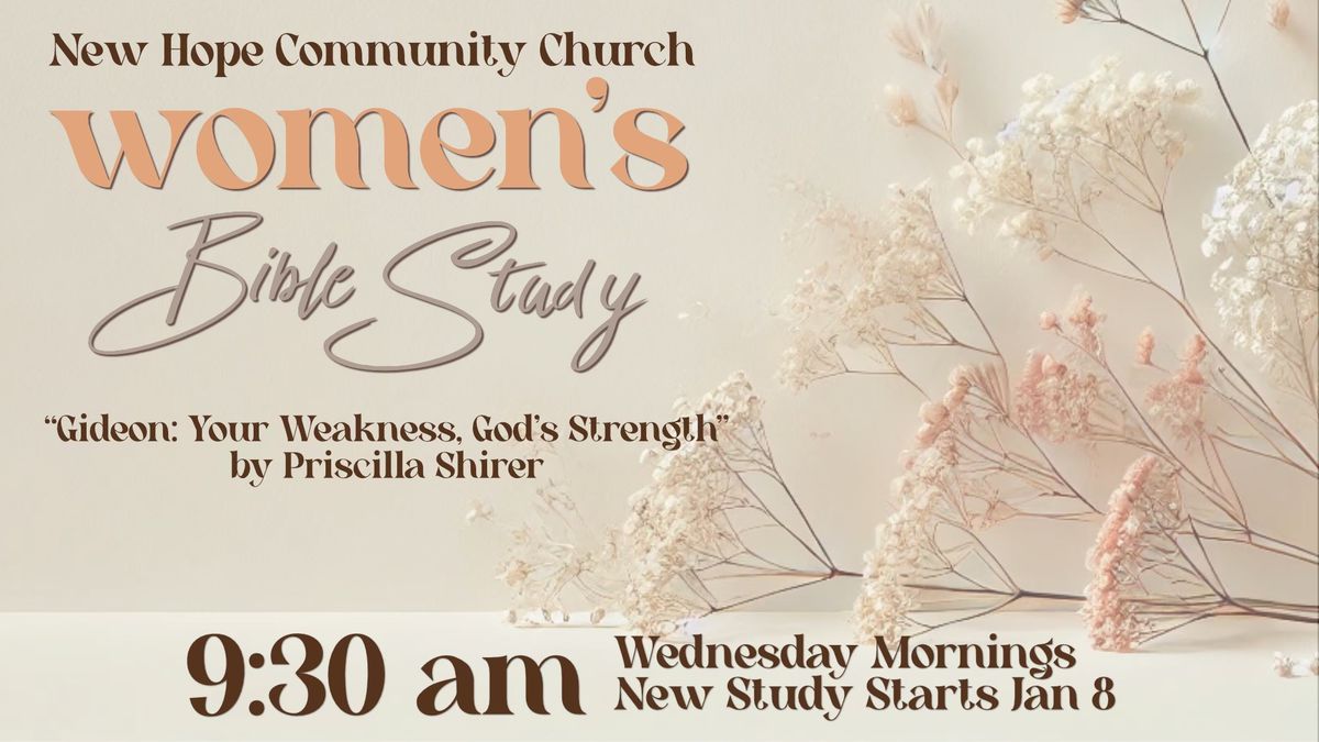 Strength in Surrender: A Women\u2019s Bible Study Through Gideon | New Hope Community Church